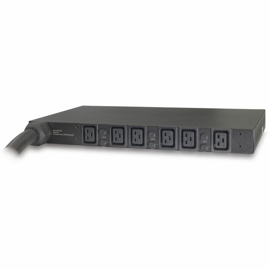 APC Basic Rack 14.4kW 40A PDU - 6 x IEC 320-C19 - 14.4kW - 1U Rack-mountable - AP7516