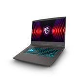 MSI Thin 15 B13VE-3047US Intel® Core™ i7 i7-13620H Laptop 39.6 cm (15.6") Full HD 16 GB DDR4-SDRAM 1 TB SSD NVIDIA GeForce RTX 4050 Wi-Fi 6E (802.11ax) Windows 11 Home Black - THIN15133047 MSI