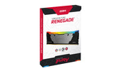 Kingston Technology FURY 16GB 3600MT/s DDR4 CL16 DIMM 1Gx8 Renegade RGB - KF436C16RB12A/16