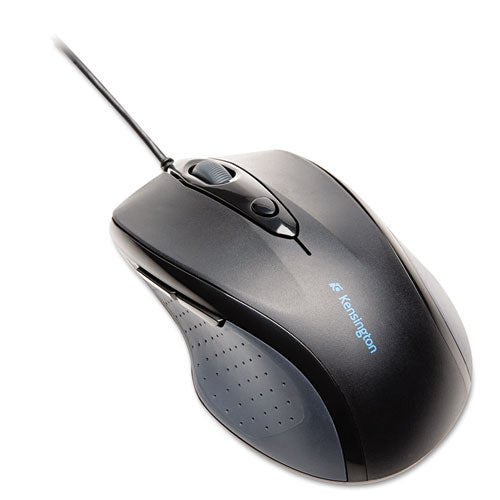 ZEBRA Pro Fit Wired Full-Size Mouse, USB 2.0, Right Hand Use, Black - 72369