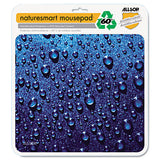 ALLSOP Naturesmart Mouse Pad, 8.5 x 8, Raindrops Design - 30182