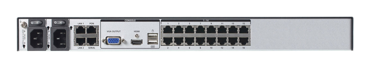 ATEN 16 Port KVM over IP switch, 2 IP users 1 Local User - KN2116VB