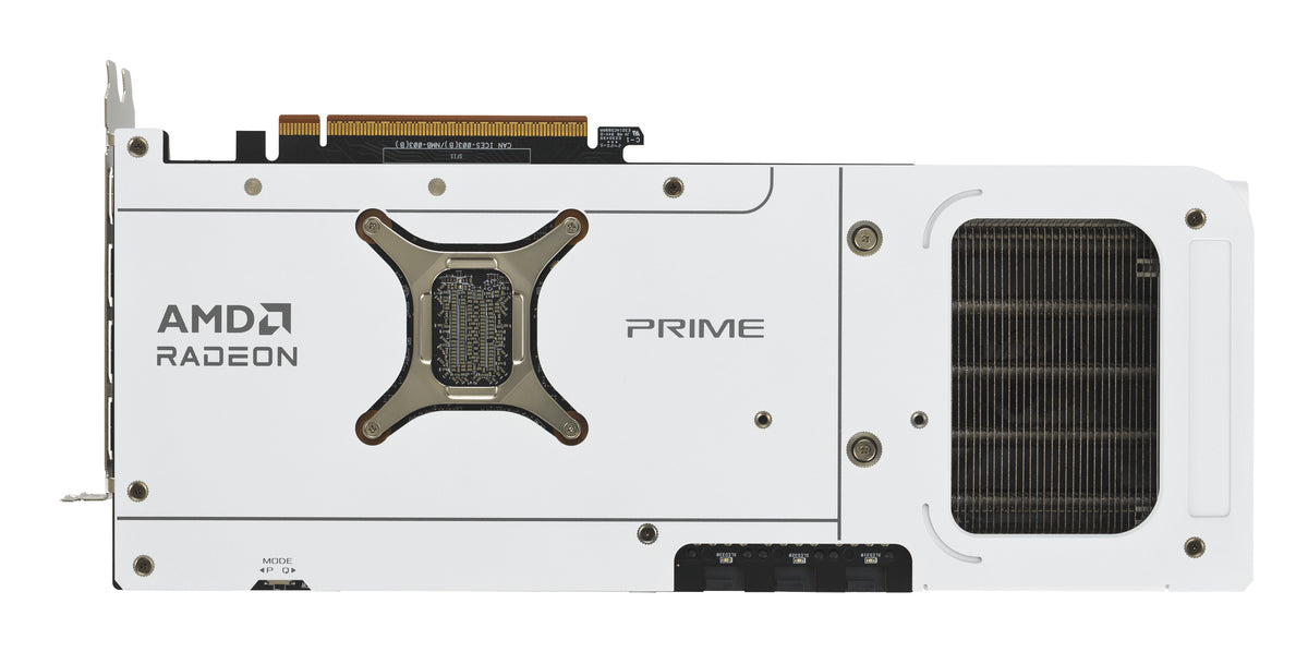 ASUS Prime -RX9070XT-O16G-WHITE AMD Radeon RX 9070 XT 16 GB GDDR6 - PRIME-RX9070XT-O16G-WHITE