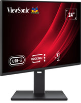 Viewsonic VG2458 computer monitor 61 cm (24") 1920 x 1080 pixels Full HD LED Black - VG2458
