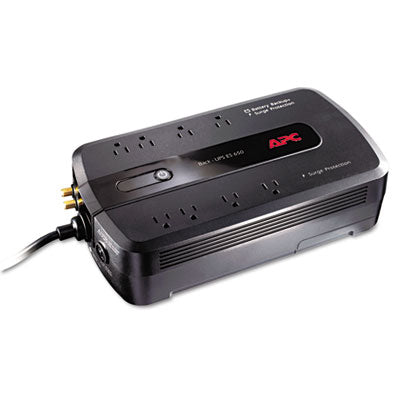 BE650G1 Back-UPS ES 650 Battery Backup System, 8 Outlets, 650 VA, 340 J - BE650G1