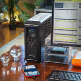 CyberPower LCD Intelligent uninterruptible power supply (UPS) Line-Interactive 1.35 kVA 815 W 12 AC outlet(s) - CP1350AVRLCD3