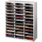Fellowes 25061 literature rack 36 shelves Grey, White - 25061