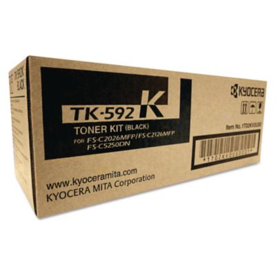 TK592K Toner, 7,000 Page-Yield, Black - TK592K