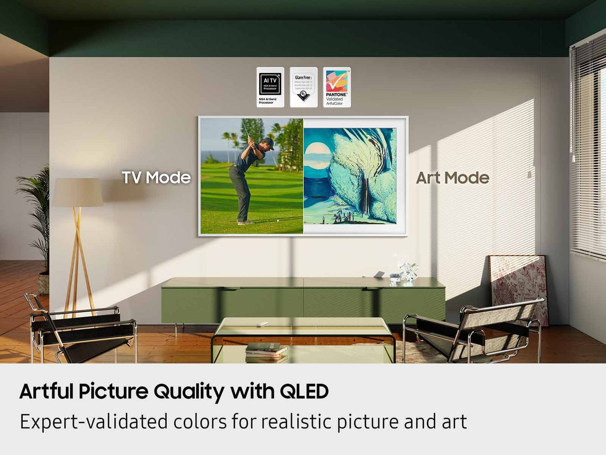 Samsung The Frame QN50LS03FAF 127 cm (50") 4K Ultra HD Smart TV Wi-Fi Black - QN50LS03FAFXZA SAMSUNG