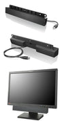 Lenovo USB Soundbar Black 2.0 channels 2.5 W - 0A36190 LENOVO