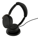 Jabra Evolve3 65 Flex MS - USB-A with Dongle - Black (Wireless Charging Pad) - 36699-999-989
