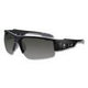 Skullerz DAGR Anti-Scratch Enhanced Anti-Fog Safety Glasses, Matte Black Half Frame, Smoke Dual Lens - 52035