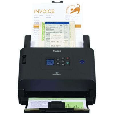 imageFORMULA DR-S250N Scanner, 600 dpi Optical Resolution, 80-Sheet Duplex Auto Document Feeder - 6383C002