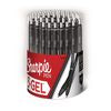 S-Gel High-Performance Gel Pen, Retractable, Medium 0.7 mm, Black Ink, Black Barrel, 36/Pack - 2096180
