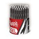 S-Gel High-Performance Gel Pen, Retractable, Medium 0.7 mm, Black Ink, Black Barrel, 36/Pack - 2096180