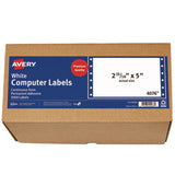 Dot Matrix Printer Mailing Labels, Pin-Fed Printers, 2.94 x 5, White, 3,000/Box - 04076 C2G