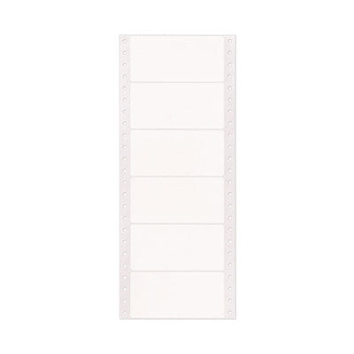 Dot Matrix Printer Mailing Labels, Pin-Fed Printers, 1.94 x 4, White, 5,000/Box - 04022 C2G