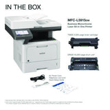 MFC-L5915DW Business Monochrome AIO Laser Printer, Copy/Fax/Print/Scan - MFCL5915DW