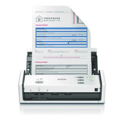 ADS-1300 Compact Desktop Scanner, 600 dpi Optical Resolution, 20-Sheet Duplex Auto Document Feeder - ADS1300