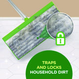 Sweeper TRAP + LOCK Wet Mop Cloth, 8 x 10, White, Lavender Scent, 38/Pack - 00743 C2G
