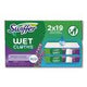 Sweeper TRAP + LOCK Wet Mop Cloth, 8 x 10, White, Lavender Scent, 38/Pack - 00743 C2G