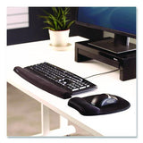FELLOWES Memory Foam Mouse Pad with Wrist Rest, 7.93 x 9.25, Black - 9176501