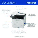 DCP-L5510DN Business Laser AIO Printer, Copy, Print, Scan - DCPL5510DN