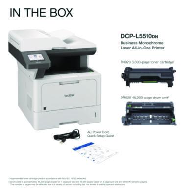 DCP-L5510DN Business Laser AIO Printer, Copy, Print, Scan - DCPL5510DN