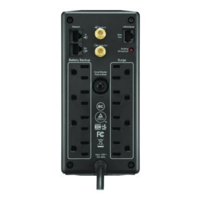 Back-UPS Pro Compact Tower LCD Battery Backup and Surge Protector with USB, 1,000 VA, 8 Outlets, 1,103 J - BX1000M