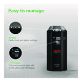 Back-UPS Pro Compact Tower LCD Battery Backup and Surge Protector with USB, 1,000 VA, 8 Outlets, 1,103 J - BX1000M