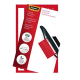 FELLOWES Laminating Pouches, 5 mil, 5.5" x 3.5", Gloss Clear, 100/Pack - 52017