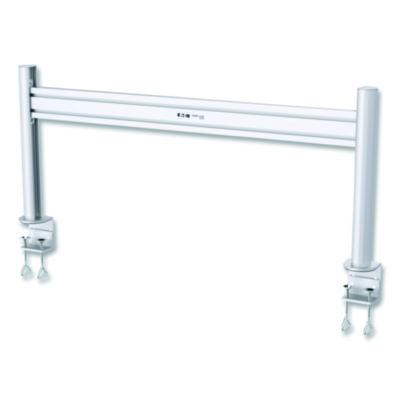 Slat Rail with Posts for Slat Wall System for 32" TVs, 8.1w x 5.7d x 5.51h, Silver, Supports 33 lb - DMSWKITTAA