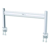 Slat Rail with Posts for Slat Wall System for 32" TVs, 8.1w x 5.7d x 5.51h, Silver, Supports 33 lb - DMSWKITTAA