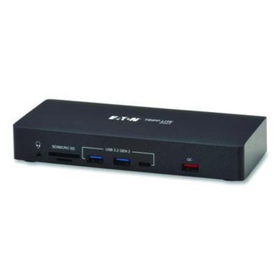 Triple Display USB-C Dock, Displayport/HDMI/RJ45/USB/VGA, Black - U442AB-DOCK9
