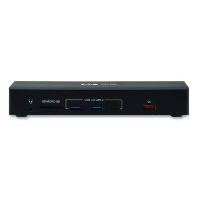 Triple Display USB-C Dock, Displayport/HDMI/RJ45/USB/VGA, Black - U442AB-DOCK9