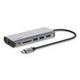 Connect 6-in-1 USB-C Multiport Adapter Hub, 6-Port, Gray - AVC008FQSGY-V2