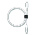 BOOST CHARGE Braided USB-C to USB-C Cable, 6.6 ft, White - CAB025FQ2MWH BELKIN