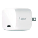 BOOST CHARGE USB-C PD 3.0 PPS Wall Charger + USB-C to Lightning Cable, White - WCA005DQ1MWH-B5 BELKIN