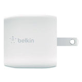 BOOST CHARGE USB-C PD 3.0 PPS Wall Charger + USB-C to Lightning Cable, White - WCA005DQ1MWH-B5 BELKIN