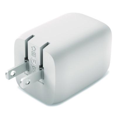 BOOST CHARGE Pro Dual USB-C GaN Wall Charger with PPS, White - WCH013DQWH BELKIN