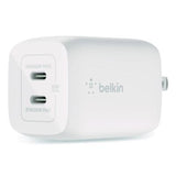 BOOST CHARGE Pro Dual USB-C GaN Wall Charger with PPS, White - WCH013DQWH BELKIN