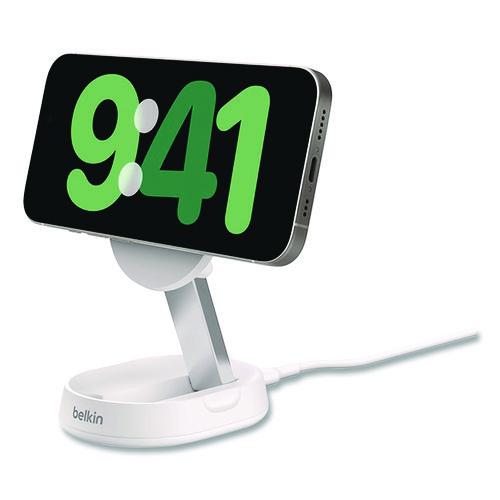 BELKIN BOOST CHARGE Pro Convertible Magnetic Wireless Charging Stand, Qi2 Wireless Charging, 15 W, W - WIA008TTWH
