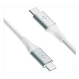 BOOST CHARGE Braided USB-C to USB-C Cable, 6.6 ft, White - CAB025FQ2MWH BELKIN