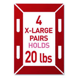 Damage-Free Hanging Picture Hanging Strip Pairs, Holds up to 5 lb, 8/Pack - 17217-8ES 3M