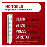 Damage-Free Hanging Picture Hanging Strip Pairs, Holds up to 5 lb, 8/Pack - 17217-8ES 3M