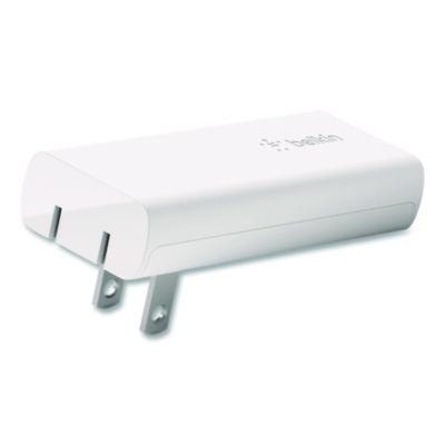 BOOST CHARGE Dual Wall Charger with PPS + USB-C Cable with Lightning Connector, White - WCB007DQ1MWH-B5 BELKIN