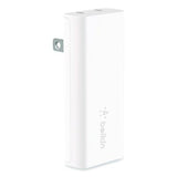 BOOST CHARGE Dual Wall Charger with PPS + USB-C Cable with Lightning Connector, White - WCB007DQ1MWH-B5 BELKIN
