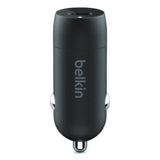 BOOST CHARGE USB-PD Car Charger + Lightning to USB-C Cable, 20 W, USB-C, Black - CCA003BT04BK