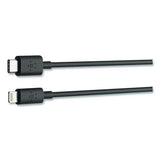 BELKIN BOOST CHARGE USB-PD Car Charger + Lightning to USB-C Cable, 20 W, USB-C, Black - CCA003BT04BK