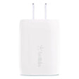 BOOST CHARGE 20 W USB-C Wall Charger, White - WCA009DQWH BELKIN